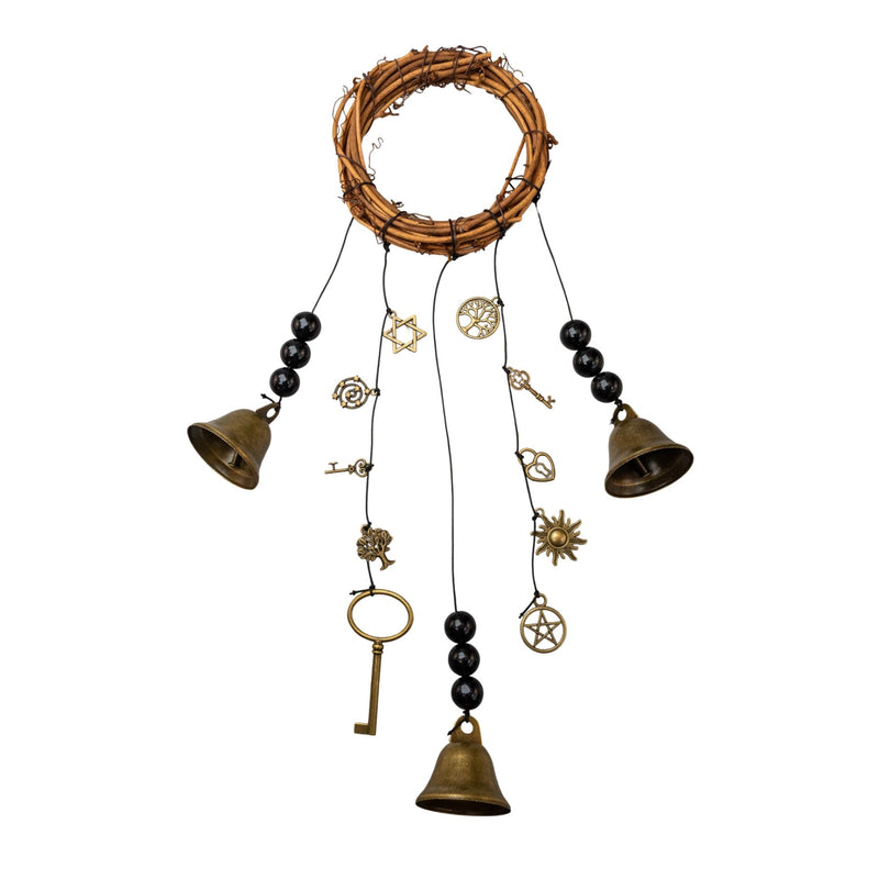 Witch Bells Wreath Protection for Door