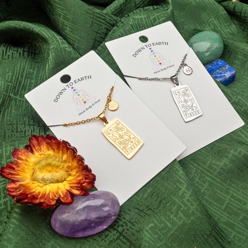 Zodiac Tarot Card & Astrology Necklace