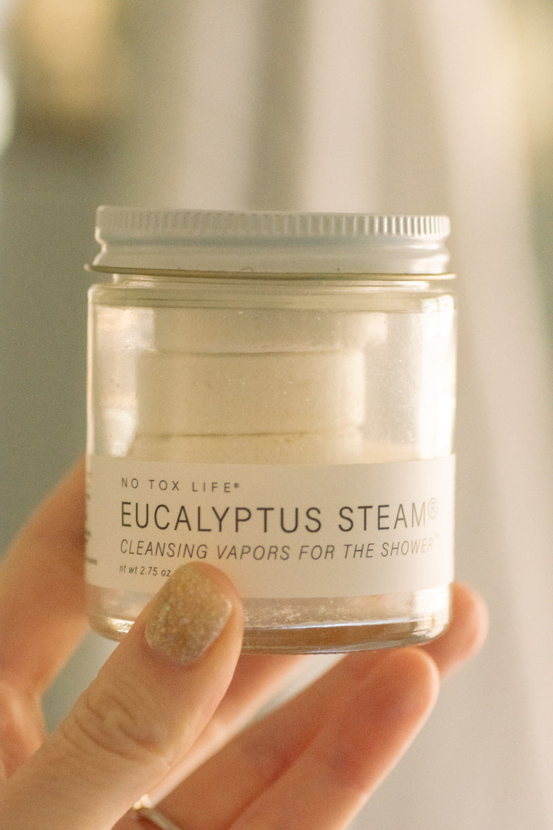EUCALYPTUS STEAM® Cleansing vapors for the shower® - Mini Jar - No Tox Life®