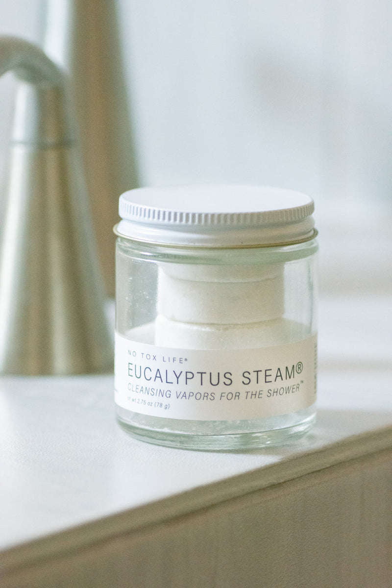 EUCALYPTUS STEAM® Cleansing vapors for the shower® - Mini Jar - No Tox Life®