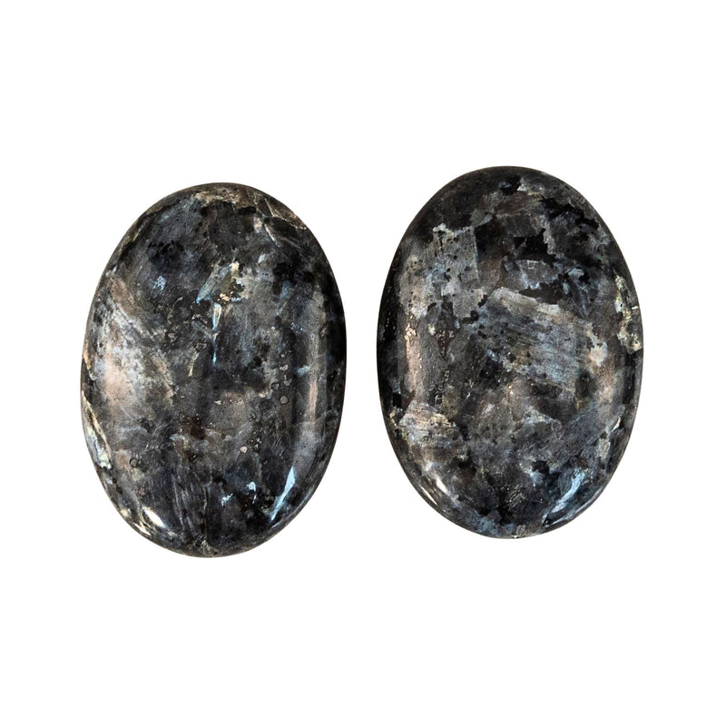 Larvikite Large Palm Stone
