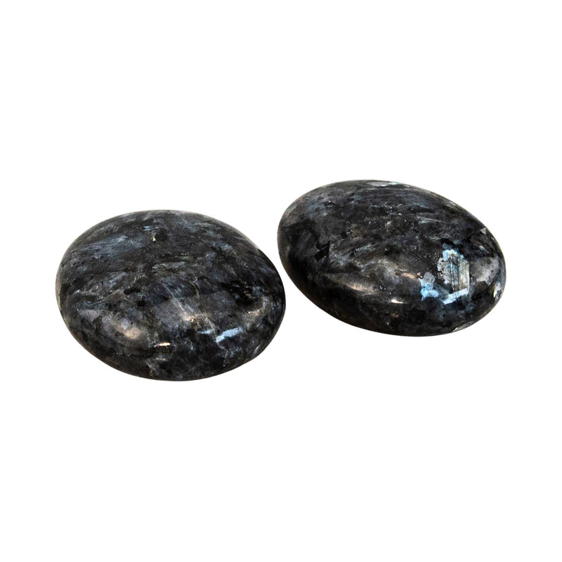 Larvikite Large Palm Stone