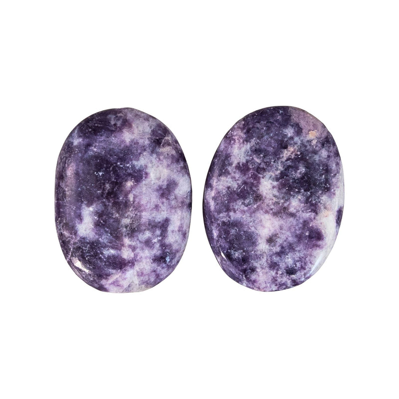Lepidolite Large Palm Stone