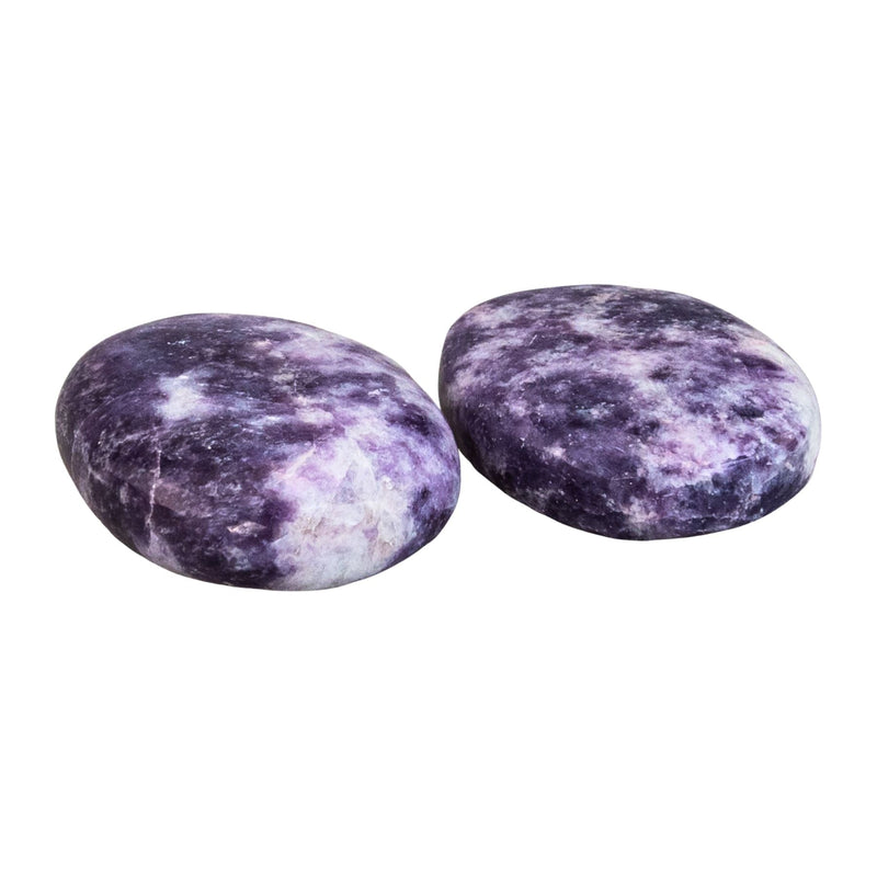 Lepidolite Large Palm Stone