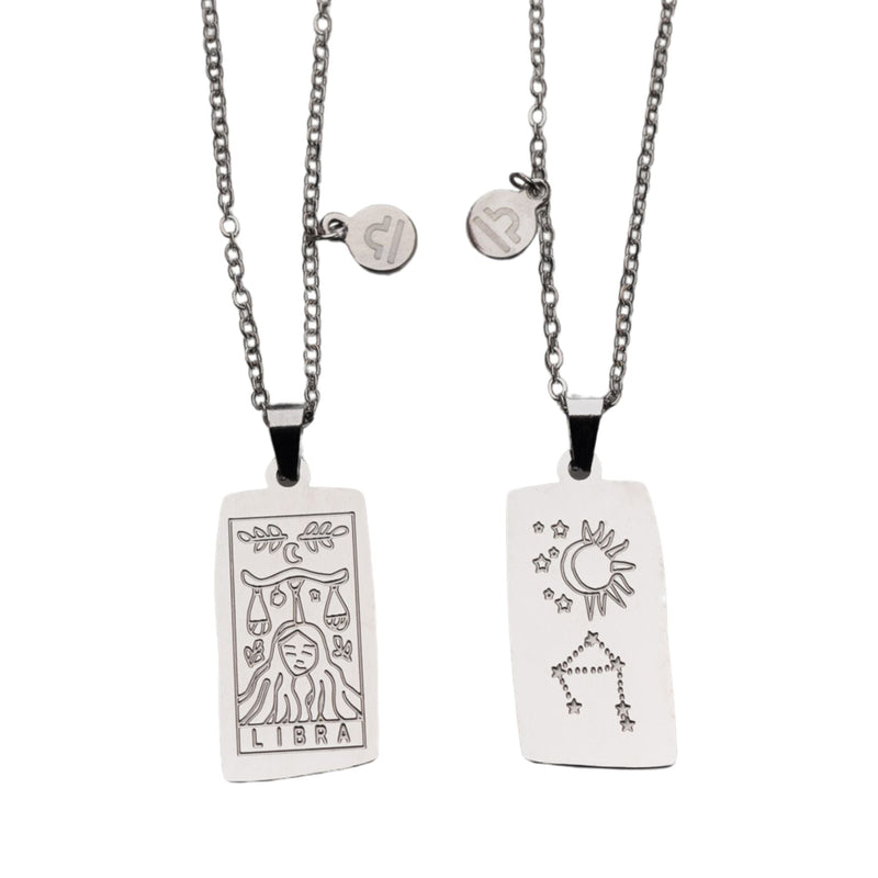 Zodiac Tarot Card & Astrology Necklace