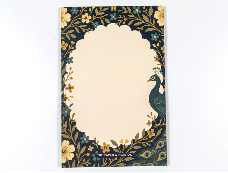 Peacock Notepad