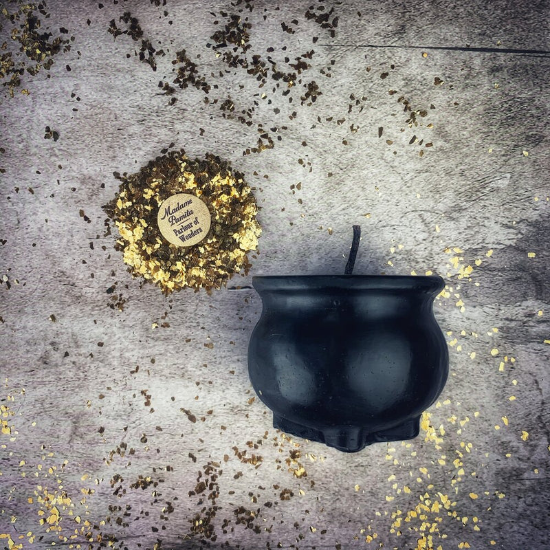 Beeswax Cauldron of Magick Spell Candle - Transformation & Positive Change Magic
