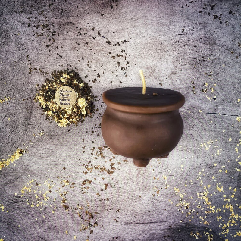 Beeswax Cauldron of Magick Spell Candle - Transformation & Positive Change Magic