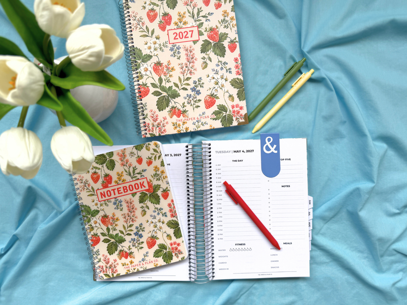 2027 Strawberry Fields Weekly Planner Premium Bundle